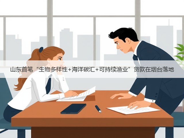 山东首笔“生物多样性+海洋碳汇+可持续渔业”贷款在烟台落地(图1) 山东首笔“生物多样性+海洋碳汇+可持续渔业”贷款在烟台落地(图1)