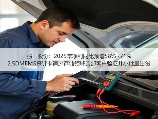 强一股份：2025年净利同比预增58%~71% 2.5DMEMS探针卡通过存储领域头部客户验证并小批量出货(图2)