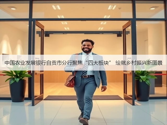 中国农业发展银行自贡市分行聚焦“四大板块” 绘就乡村振兴新图景(图3)
