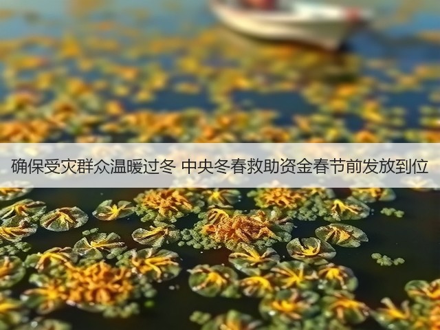 确保受灾群众温暖过冬 中央冬春救助资金春节前发放到位(图1)