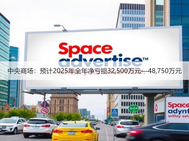 中央商场：预计2025年全年净亏损32,500万元—48,750万元(图1)