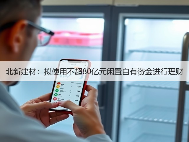 北新建材:拟使用不超80亿元闲置自有资金进行理财(图3) 北新建材:拟使用不超80亿元闲置自有资金进行理财(图3)