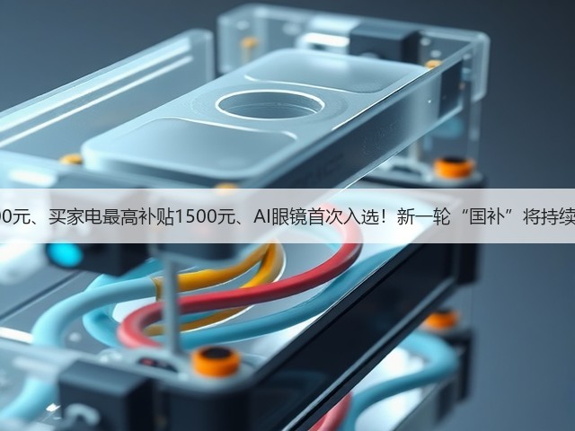 买手机最高省500元、买家电最高补贴1500元、AI眼镜首次入选！新一轮“国补”将持续激活产业和市场(图2)