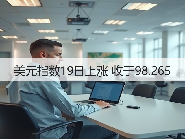 美元指数19日上涨 收于98.265(图2)