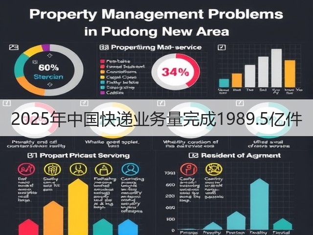 2025年中国快递业务量完成1989.5亿件(图1)