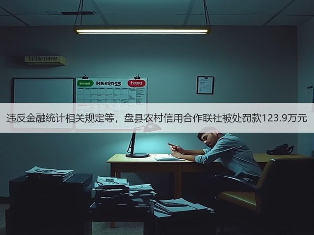 违反金融统计相关规定等,盘县农村信用合作联社被处罚款123.9万元(图2) 违反金融统计相关规定等,盘县农村信用合作联社被处罚款123.9万元(图2)