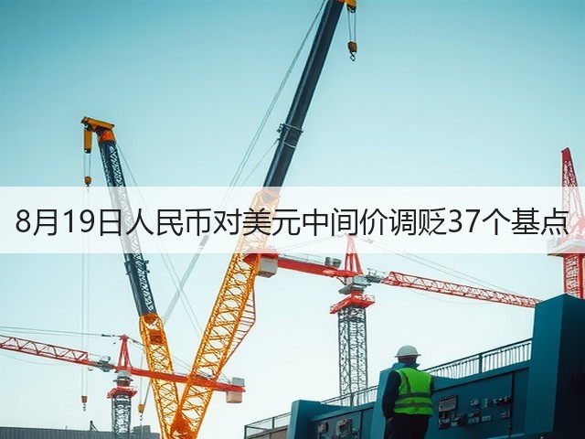 8月19日人民币对美元中间价调贬37个基点(图2)