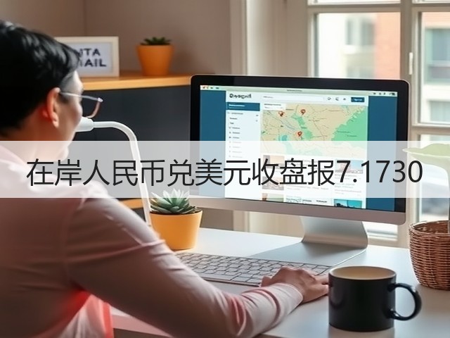 在岸人民币兑美元收盘报7.1730(图3)