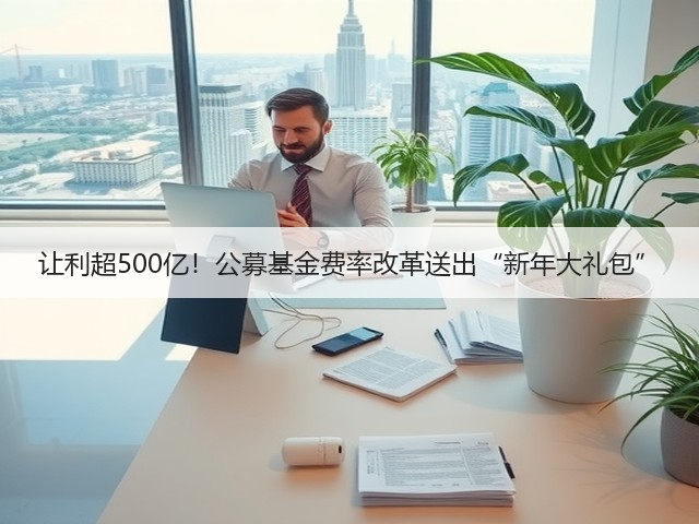 让利超500亿！公募基金费率改革送出“新年大礼包”(图1)