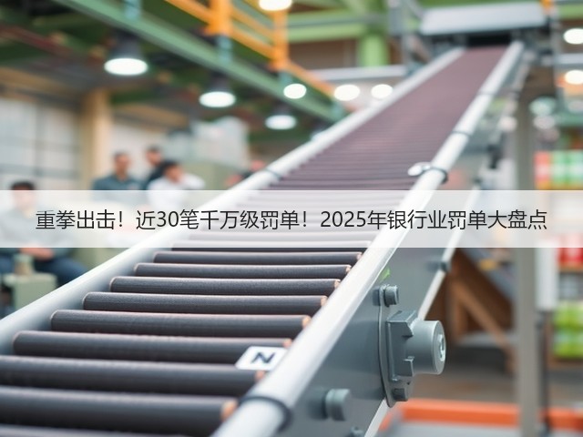 重拳出击!近30笔千万级罚单!2025年银行业罚单大盘点(图1) 重拳出击!近30笔千万级罚单!2025年银行业罚单大盘点(图1)