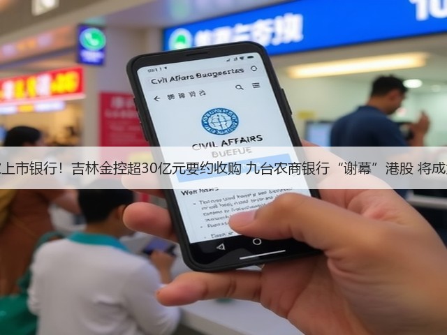 东三省仅剩一家上市银行!吉林金控超30亿元要约收购 九台农商银行“谢幕”港股 将成为国有控股银行(图3) 东三省仅剩一家上市银行!吉林金控超30亿元要约收购 九台农商银行“谢幕”港股 将成为国有控股银行(图3)