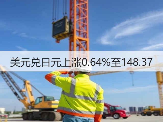 美元兑日元上涨0.64%至148.37(图1)
