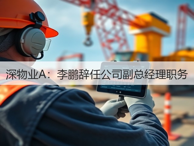 深物业A：李鹏辞任公司副总经理职务(图1)