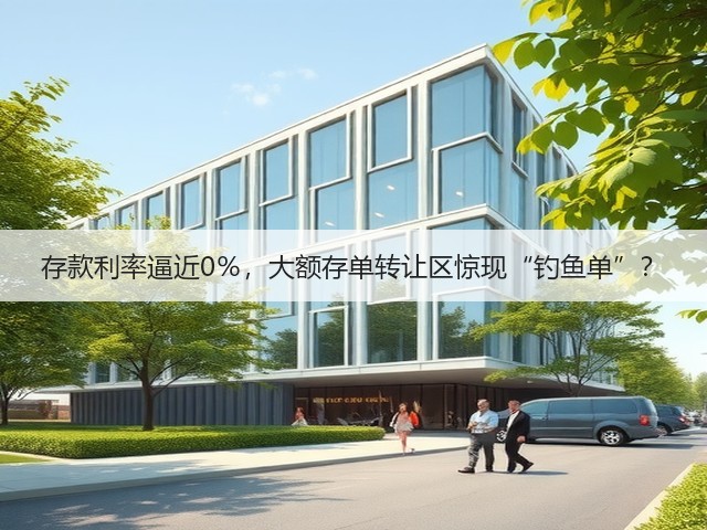 存款利率逼近0％，大额存单转让区惊现“钓鱼单”？(图1)