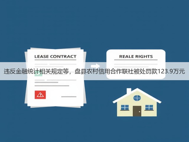 违反金融统计相关规定等,盘县农村信用合作联社被处罚款123.9万元(图1) 违反金融统计相关规定等,盘县农村信用合作联社被处罚款123.9万元(图1)