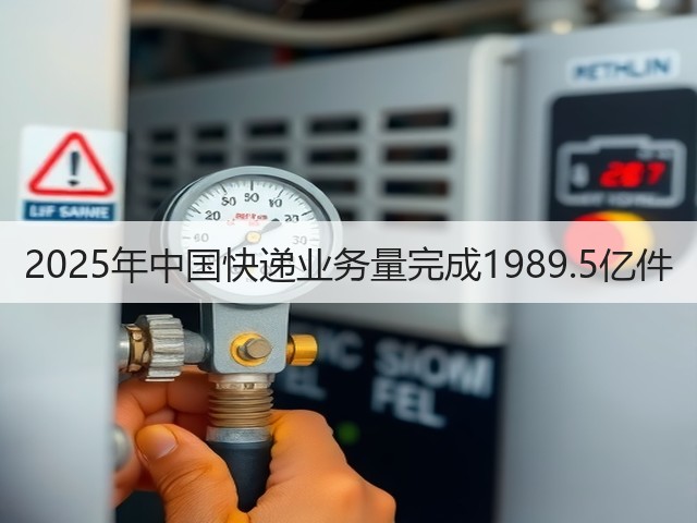 2025年中国快递业务量完成1989.5亿件(图2)