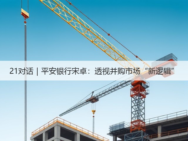 21对话｜平安银行宋卓：透视并购市场“新逻辑”(图2)