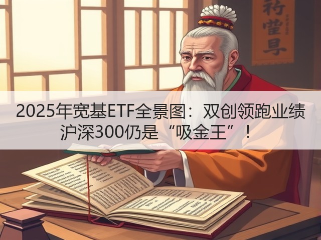 2025年宽基ETF全景图:双创领跑业绩 沪深300仍是“吸金王”!(图1) 2025年宽基ETF全景图:双创领跑业绩 沪深300仍是“吸金王”!(图1)