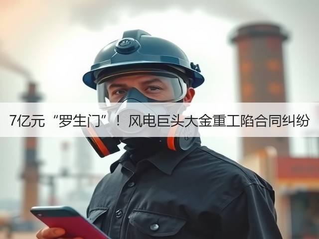 7亿元“罗生门”!风电巨头大金重工陷合同纠纷(图2) 7亿元“罗生门”!风电巨头大金重工陷合同纠纷(图2)