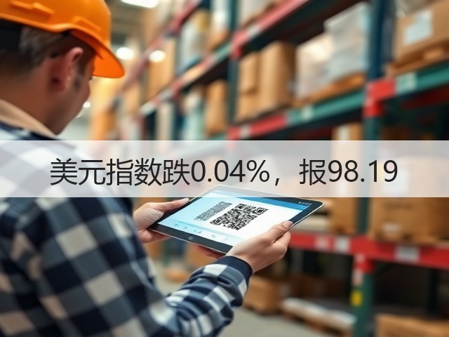 美元指数跌0.04%，报98.19(图1)