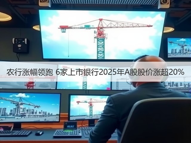 农行涨幅领跑 6家上市银行2025年A股股价涨超20%(图3) 农行涨幅领跑 6家上市银行2025年A股股价涨超20%(图3)