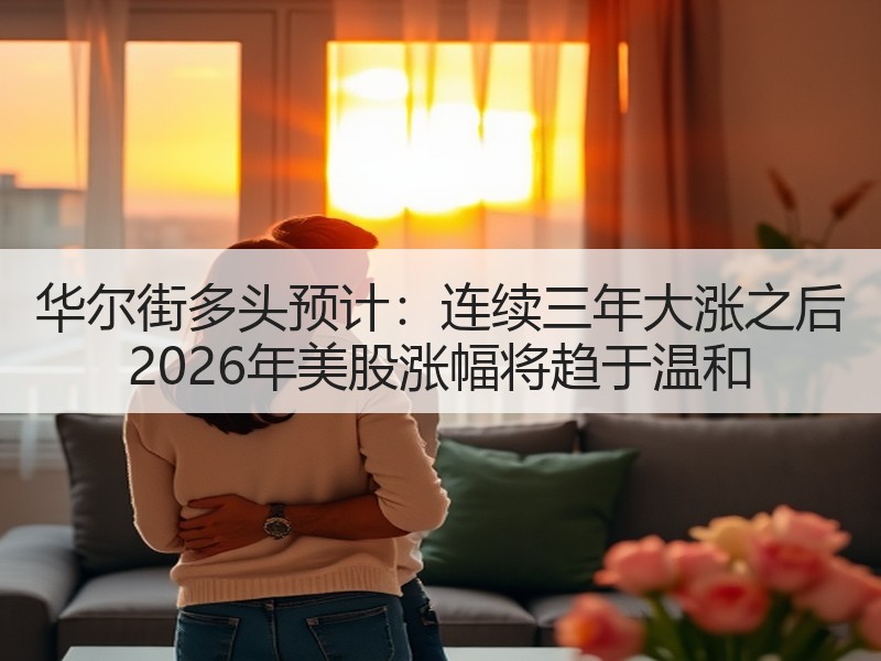 华尔街多头预计：连续三年大涨之后 2026年美股涨幅将趋于温和