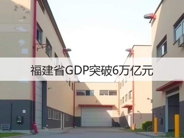 福建省GDP突破6万亿元(图1) 福建省GDP突破6万亿元(图1)