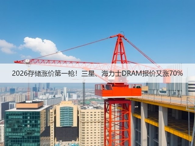 2026存储涨价第一枪!三星、海力士DRAM报价又涨70%(图1) 2026存储涨价第一枪!三星、海力士DRAM报价又涨70%(图1)
