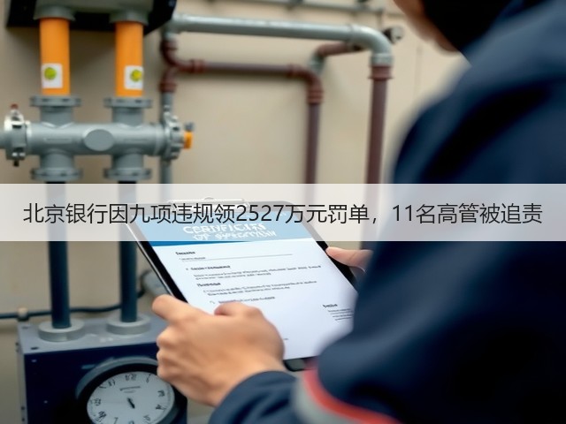 北京银行因九项违规领2527万元罚单,11名高管被追责(图2) 北京银行因九项违规领2527万元罚单,11名高管被追责(图2)