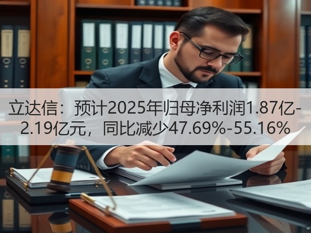 立达信:预计2025年归母净利润1.87亿-2.19亿元,同比减少47.69%-55.16%(图3) 立达信:预计2025年归母净利润1.87亿-2.19亿元,同比减少47.69%-55.16%(图3)