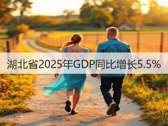 湖北省2025年GDP同比增长5.5%(图1)