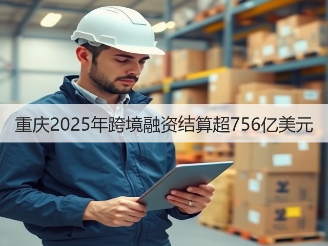 重庆2025年跨境融资结算超756亿美元(图2)