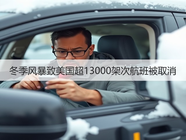 冬季风暴致美国超13000架次航班被取消(图3) 冬季风暴致美国超13000架次航班被取消(图3)