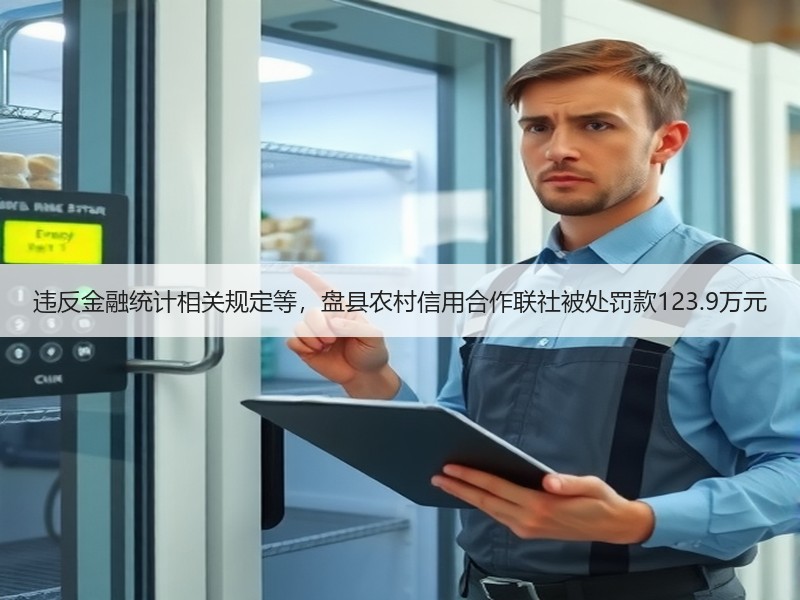 违反金融统计相关规定等，盘县农村信用合作联社被处罚款123.9万元