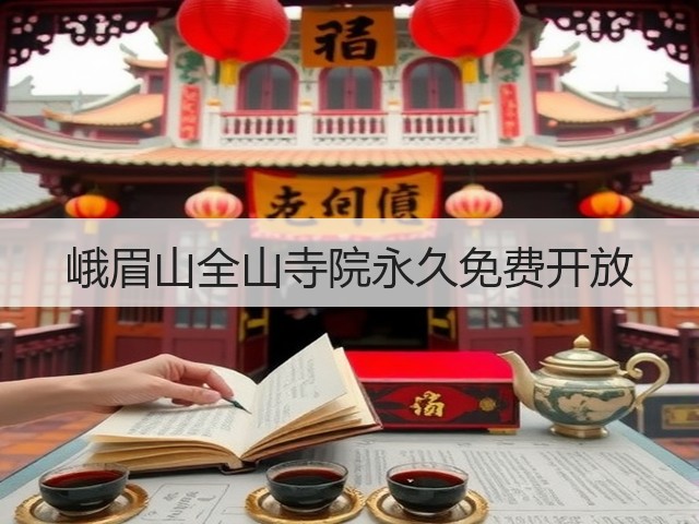 峨眉山全山寺院永久免费开放(图1)