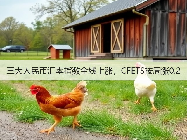 三大人民币汇率指数全线上涨,CFETS按周涨0.2(图2) 三大人民币汇率指数全线上涨,CFETS按周涨0.2(图2)
