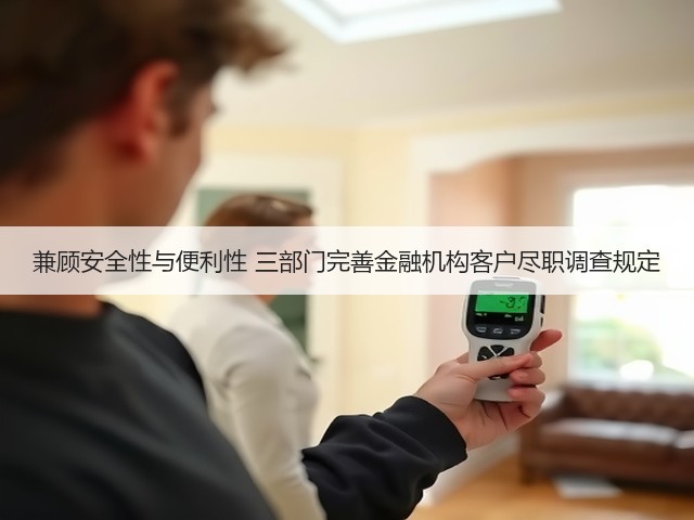 兼顾安全性与便利性 三部门完善金融机构客户尽职调查规定(图2)