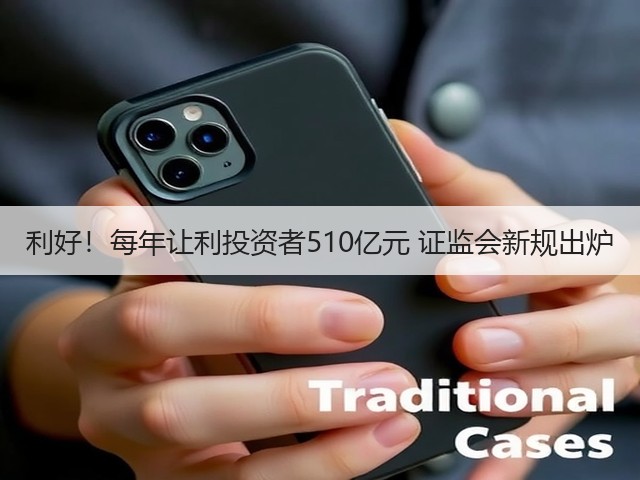 利好!每年让利投资者510亿元 证监会新规出炉(图2) 利好!每年让利投资者510亿元 证监会新规出炉(图2)
