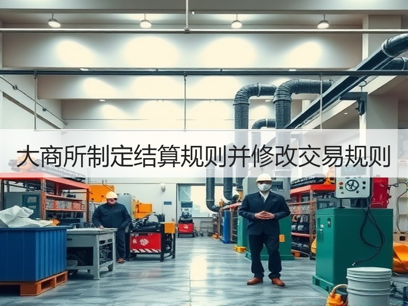 大商所制定结算规则并修改交易规则