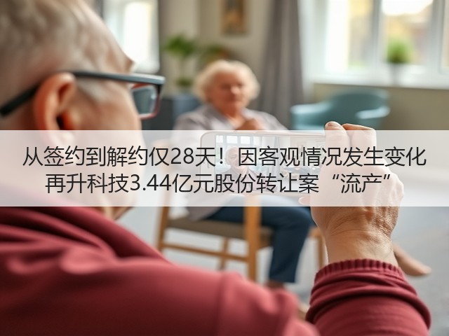 从签约到解约仅28天！因客观情况发生变化 再升科技3.44亿元股份转让案“流产”(图2)
