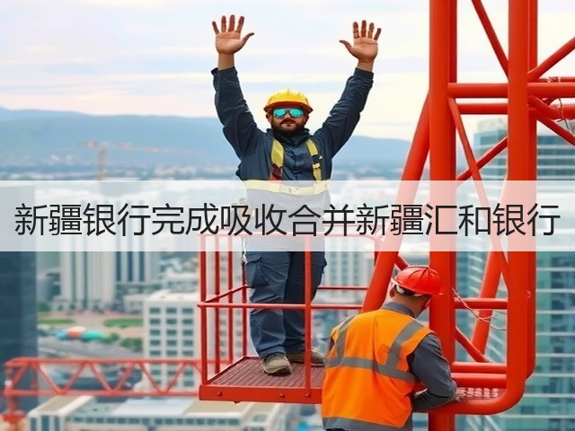 新疆银行完成吸收合并新疆汇和银行(图1) 新疆银行完成吸收合并新疆汇和银行(图1)