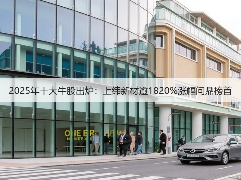 2025年十大牛股出炉：上纬新材逾1820%涨幅问鼎榜首