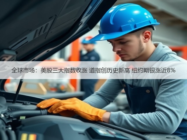 全球市场：美股三大指数收涨 道指创历史新高 纽约期银涨近8%(图1)