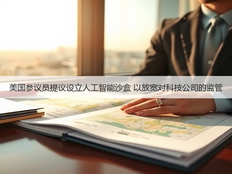 美国参议员提议设立人工智能沙盒 以放宽对科技公司的监管