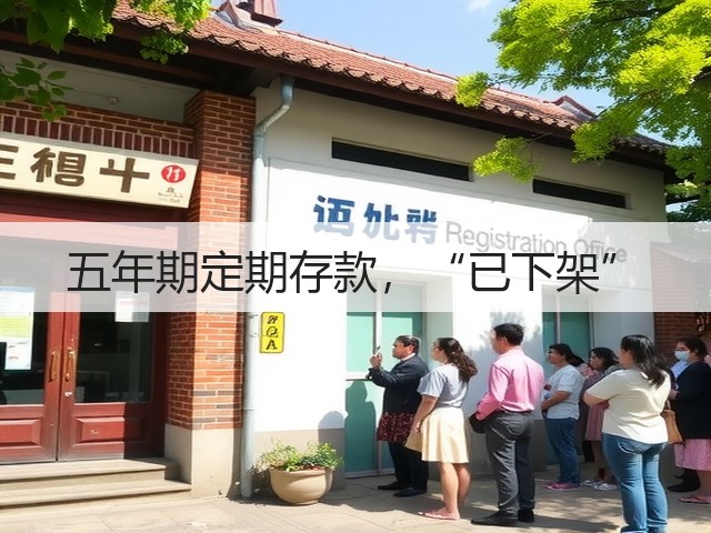 五年期定期存款，“已下架”(图3)