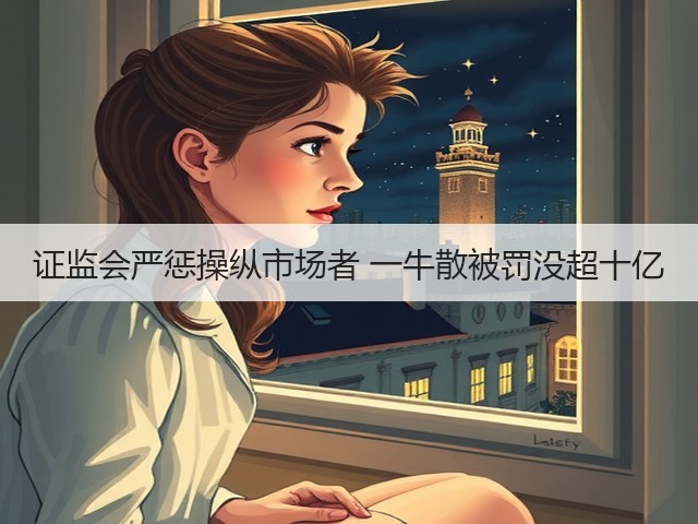 证监会严惩操纵市场者 一牛散被罚没超十亿(图1) 证监会严惩操纵市场者 一牛散被罚没超十亿(图1)