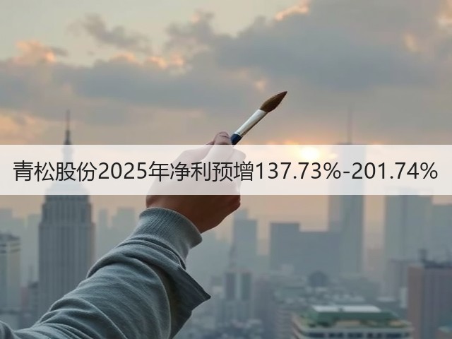 青松股份2025年净利预增137.73%-201.74%(图2) 青松股份2025年净利预增137.73%-201.74%(图2)