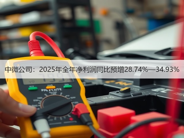 中微公司:2025年全年净利润同比预增28.74%—34.93%(图3) 中微公司:2025年全年净利润同比预增28.74%—34.93%(图3)