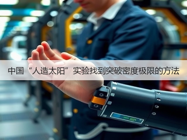 中国“人造太阳”实验找到突破密度极限的方法(图1)