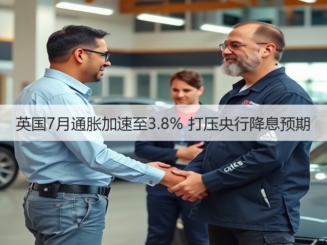 英国7月通胀加速至3.8% 打压央行降息预期(图2)
